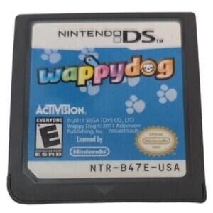 Wappy Dog Video Game (Nintendo DS, 2011)  TESTED‎